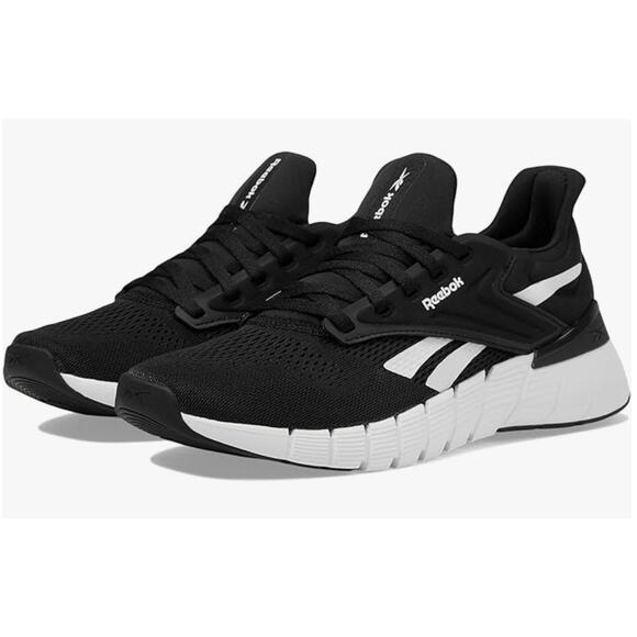 Reebok Women's Nano Gym Sneaker, Black/White, 7 - Picture 1 of 8